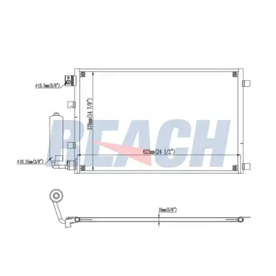 Bosch 1986AD2373 Kondansator Nissan Qashqai 08-14 92100JD200 940039 8FC351310121 DNA5406 DCN46002 814008 DN5406 CD020434 35973 CF20150