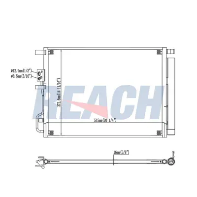Bosch 1986AD2384 Radyatör Tucson 1.6 Gdi 8FC351008121 97606D7000 350379 822612 97606D7050 82015706 8FC351008131 941072 562078N AC62000P