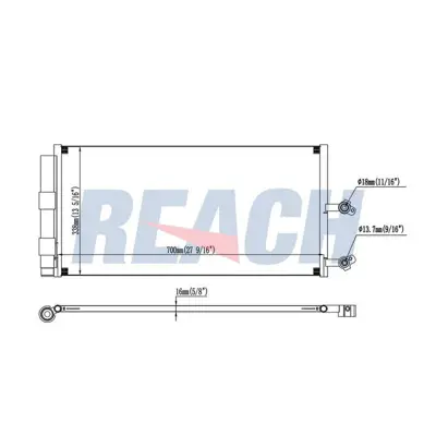 Bosch 1986AD2485 Klima Radyatörü 32252574 822644 8FC351011331 941069 222015N 43757 31686539 AC942000P 31657301 59015702