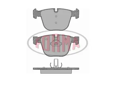 WOLF WP9371 Fren Balatasi E60 E65 X5-E70 X6-E71 Arka 530>550i 530-535d 740>760i 730>745d 3.0d>5.0i