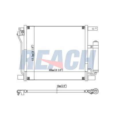 MGA 82341 Klima Radyatoru Nıssan Juke 1.6 dıgt 2010, 92110-3DD0A 92110-3DD0A