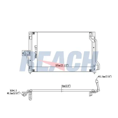 MGA 82352 Klima Radyatoru  Opel  Astra F 720M01 52464309 816903 QCN118 350203214000 30O0024 94117 94118 152680N 1618012