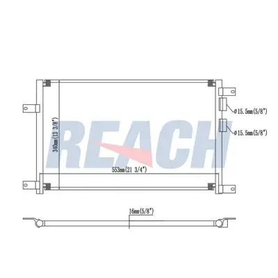 MGA 82354 Klima Radyatoru Alfa Romeo  156 1.6 1.8 2.0 1.9jtd 91166018 60628820 60686738 389000 8072043 13101840 71740472 71740528 351302531 71740527