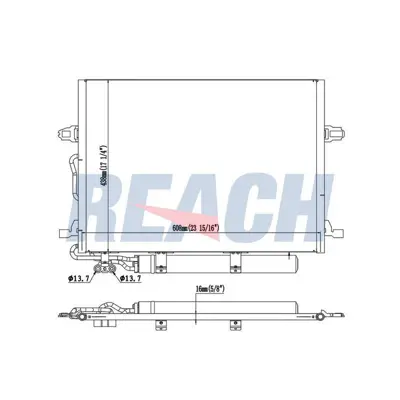 MGA 82429 Klima Radyatoru Mercedes E-Serisi W211 / Cls C219 2115001154 818003 540160007 A2115000154 A2115000654 A2115000254 MS5307 A2115001154 2115000154 30005307