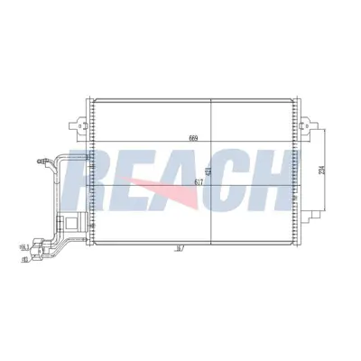 MGA 82516 Klima Radyatoru Vw Passat Audi A4 8D0260403G AI5173 8FC351038431 817840 35308 8D0260401G 351038431 CO4050 94601 TSP0225456