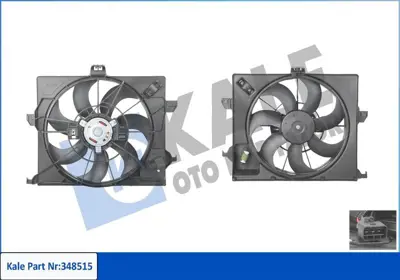 MGA 83455 Fan Motoru Hyundaı Accent Blue 1.6 Crdı 2011- 253801R351 253801R350 HY7542 85898 253501R050 253861R140 DC253801R050 DC253801R000 253501W000 PXNGA043