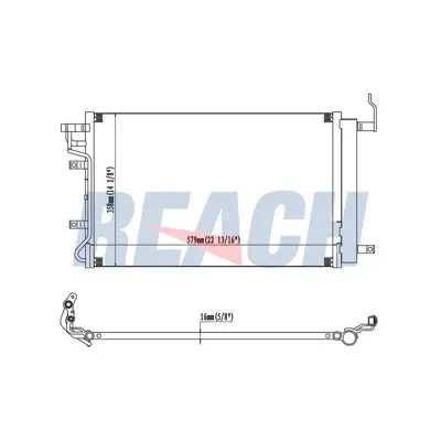 MANDO 062F000 Klima Radyatoru Cerato 04- Halla 976062F000 83005093 KA5093 380000 60835093 8FC351303091 8333023 8FC351303081 40525027 43181