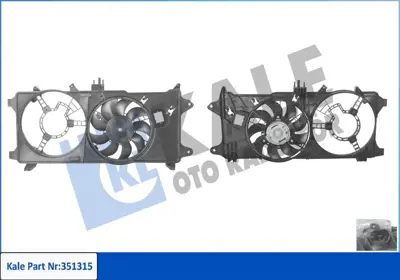 FIAT OPAR 51755589 Motor Fan Davlumbazli  Doblo 06> 51755589 5042023 CFF359000P DER09084 351315 69422036010 51738799 GA200119 FT7573 8EW351149121