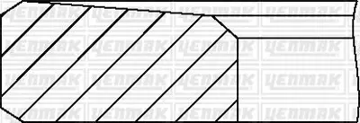 FORD OTOSAN 06 837000 00 Segman Std 93.67 Mm Tk (4) 683700000