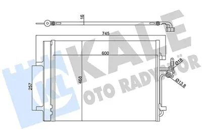 FORD OTOSAN 9G91 19710 BA Klima Radyatörü 1437112 LR023921 1710241 1710860 1405365 1453365 LR000566 30741670 6G9119710CB 6G9119710CC