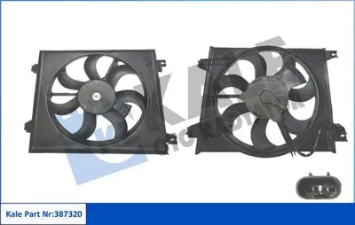 SWAPP 86552 Fan Motoru + Davlumbazlı Klima Teklı Kıa Cerato 1.5 Crdı 04-12 85587 8EW351034621 977302F000 977352F000 977862F000