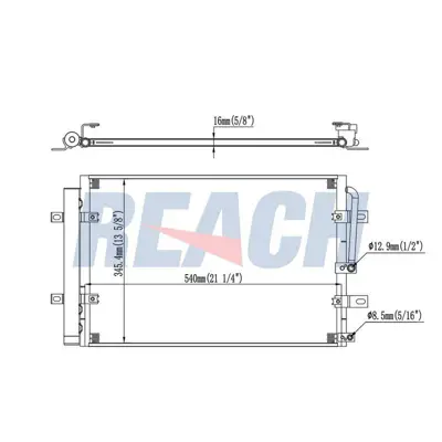 İthal 342985 Klima Radyatoru H100 04>                           342985 E2985 5510180E10 RX4898185A0 DC82985 BHV591E 630192 16404302 CA2137R BC2427R