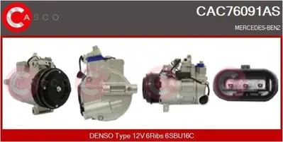 Valeo 690024 Klima Kompresoru Mercedes W204 S204 C204 C218 W212... 2304511 12300811 22305111 A0008302600 8K0260805A 4F0260805K A0012300811 4F0260805H A0012307911 12308111