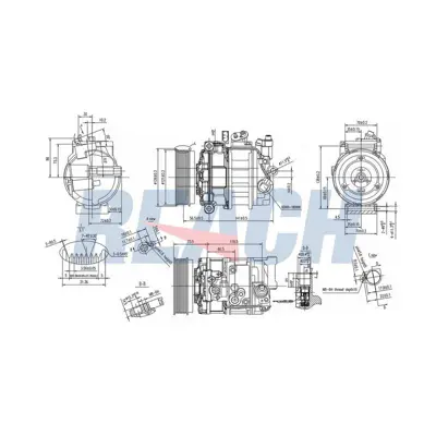 Valeo 811219 Klima Kompresoru Porsche Panamera 2009-2013 7L5820803A 2483000220 4472209110 94812601101 94812601100 32608 7L5820803 4471903600 32608G PRK064