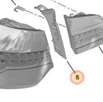 PSA 6347.56 Stop Ara PLastik Sağc5 X7 6347.56