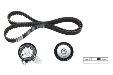 SUPSAN BKT109-151X22 Triger Kayıs Seti 151-220  Chevrolet  Captıva 07,12 2.0d ,Epıca 05,11 2.0d ,Opel  Antara 07,12 2.0d  PBTK598 SMATK0412 1629005 CT1121K1 J72530 WMZ976 702752 TBK534 864710077 KJTW07