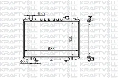 KRAFTVOLL 08040119 Motor Su Radyatoru Skystar 03> Manuel (450x691x26) 21410VK505 470R0042 68721 19M60A 9002241 1213073 SKRD0120043 DN2302 D71027TT 362900