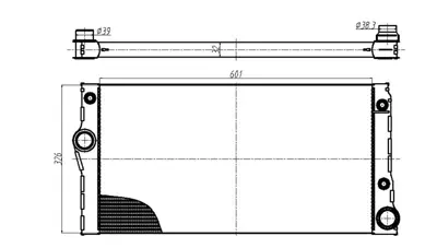 MGA 87177 Su Radyatoru Al Brazing  bmw  5 / 6 / 7  at/Mt 17117562586 7570096 17117570096 17107562587 60755 17118615427 17118615454 17117605644 17117570097 17118615426