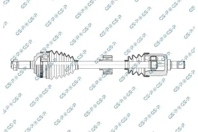 MGA 73649 Aks Komple Sag - Honda   Crv 95-01 44305-S10-C51