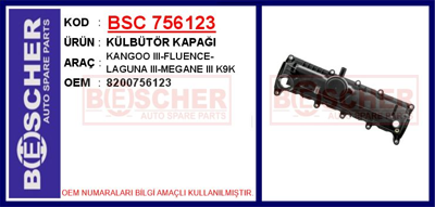 BESCHER 756123 Kulbutor Kapağı Kangoo Iıı - Fluence - Laguna Iıı - Megane Iıı K9k 8200756123 8200433603 177764 1326400Q0H V461363 VC042 7701066400 1327000Q0B ADBP610057 BPZRE001