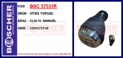 BESCHER 57531R Vıtes Topuzu Bvm5 Sandero Iı 16> Symbol Iı 16> Duster I 13> Captur I 16> Clıo Iv 16> 328657531R
