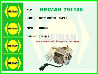 NEIMAN 791188 Dıstrıbutor Komple Uno 60 7791188