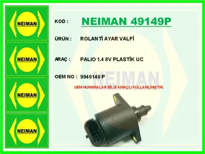 NEIMAN 209850 Klima Kontrol Rolesi Megane Iii 1.6 16v-1.5 Dci-2.... 7701209850 V46790016 DER004TT 6441FB GA15539 342063 3510119 509961 K106025 665051