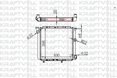 KRAFTVOLL 81202245 Motor Radyator R9 R11 Broadway Sprıng (2 Sıra Al+pl Sıstem) 7702188348