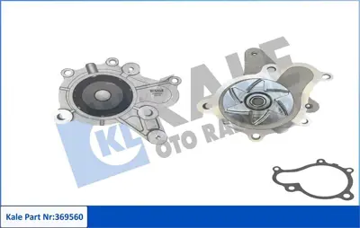 KALE 369560 Devirdaim Su Pompasi Hyundai Tucson 05>10 2.0 Crdi    Santa Fe 06>11 2.2 Crdi   Sonata 06>11 2.0 Crd 2510027400 GWHY36A TF8403 58408702 5840870 530050210 530050230 CT1099K1 37132200006 P7763