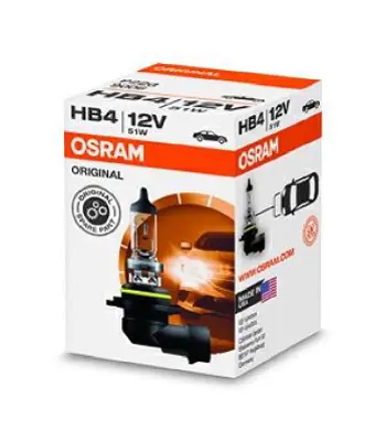 OSRAM 9006 Ampul 12v Hb4  51w P22d N10130001