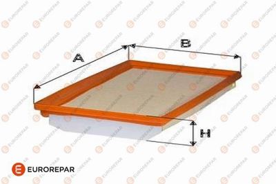 EUROREPAR 1682262080 Hava Filitresi 1682262080