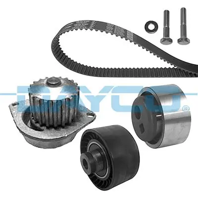 DAYCO KTBWP1440 Triger Seti Devirdaimlı P106 Ym Saxo Xsara Ax Zx Tud5b (1,5 Dıze) (136 Dıs Kayıs) DAYCO4PK0780