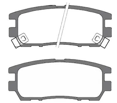 MGA 55594 Fren Balatası Arka (Mıtsubıshı: Pajero 90>00 ) 55594 MR389572