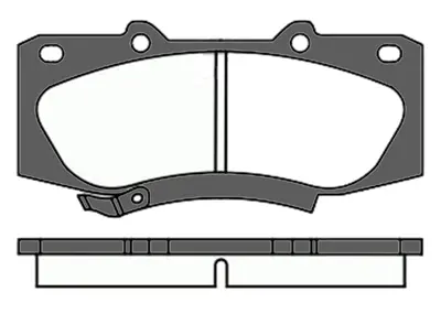 MGA 55593 Fren Balatası On (Toyota: Hılux Pıck-Up 2.5 D-4d 2007> - Hılux Vıgo 12> 4x4 - Hılux Revo 15> 4x4 ) 04945-0K290 044650K260