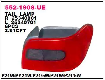 DEPO 552-1908L-UE Stop Lambası Sol 6350J5 1610728980 25340701 6350P0