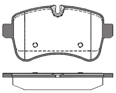 MGA 55585 Fren Balatası Arka (Iveco: Daıly 06>11 ) 42555917 42555917