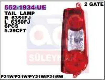 DEPO 552-1934R-UE Stop Lambası 6351FJ 6350FJ 9677205480