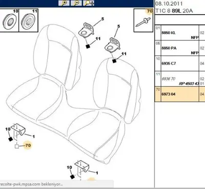 PSA 6973.04 Perçin 697304