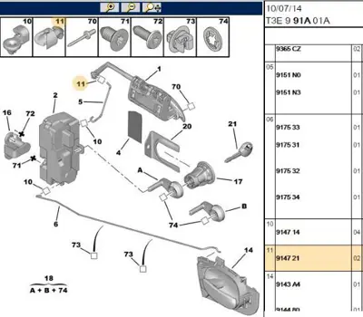 PSA 9147.21 Agraf 914721