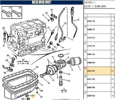 PSA 0313.32 Karter Tapa Contası S-280 0313.32