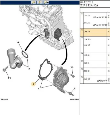 PSA 1206.F0 Devirdaim Contası 1206F0 1206C7 1206G1