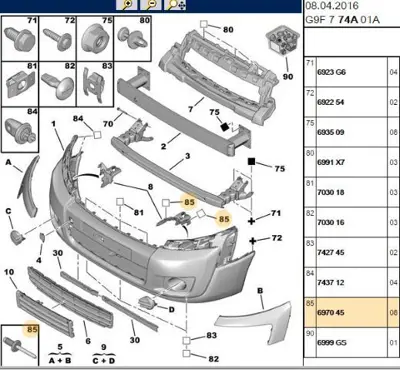 PSA 6970.45 Perçin 697045