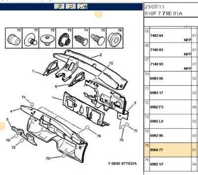 PSA 8964.77 Agraf 896477