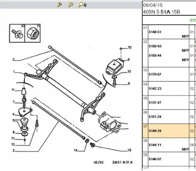 PSA 5144.24 Arkatakoz 513147 514424 514607 6936E3