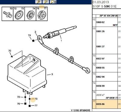 PSA 6935.86 Pul 693586