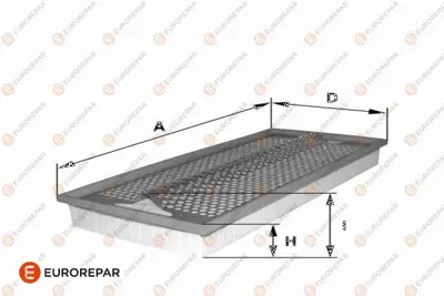EUROREPAR 1682260380 Hava Filitresi 1682260380