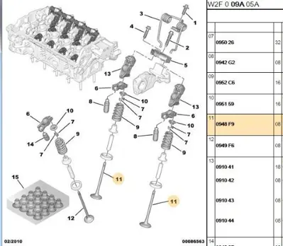 PSA 0948.F9 Emme Supap 0948.F9