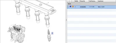 PSA 55564962 Buji 1214058 55564962