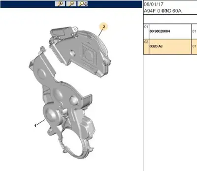 PSA 0320.AJ Triger Kapak 0320.AJ