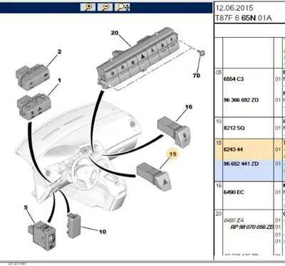 PSA 6243.44 Dortluflasordugmesı 624344 624348 624364 8950860 25099149 835621 5834036 835619 93183040 10421389